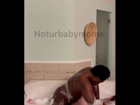 BBW interracial Valentines Day fucking in the bath part 1