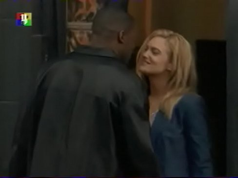 Hot blonde seduces and makes love with Black guy