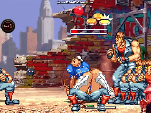 Chun-Li takes on the tower gang