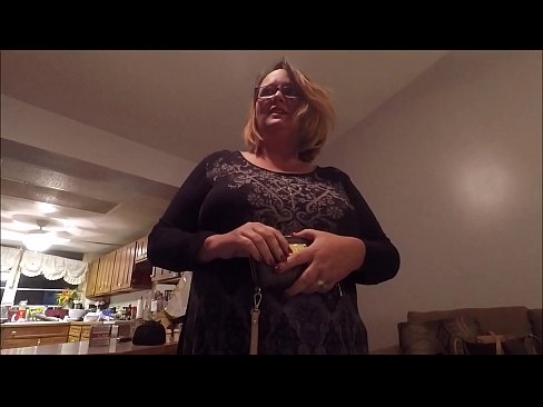 The Slut Scarlett rides a cock POV for a grocery clerk.