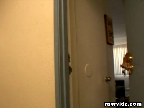 Creepy Stalker Follows Chick In Her Dorm