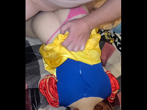 Lovedoll anal sex in princess costume
