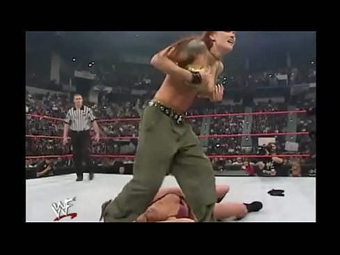 WWE Diva Trish Stratus Stripped To Bra & Panties ( Raw 10-23-2000 )