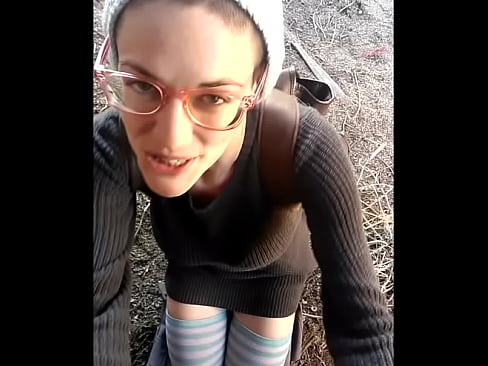 Exhibitionist Outdoor Public Blowjob - Tits Out w/ Cumshot Swallow