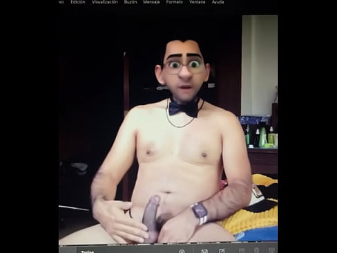 Solo masturbating disney guy playing with big dick