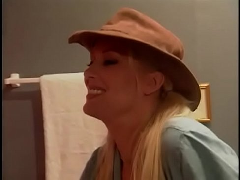Blonde country whores with big tits sits on a thick white cock to fuck deep and fast