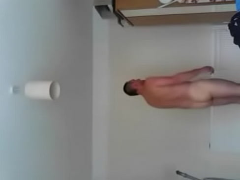 wanking eating precum and a moaning cumshot