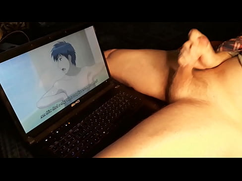 KEVIN JERKS OFF ON ANIME PORN