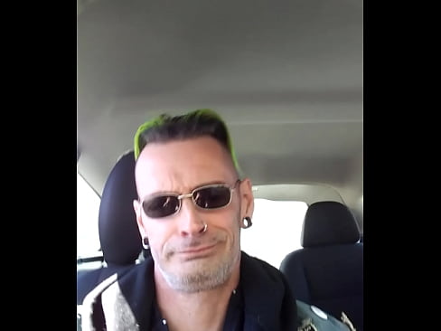 A punk rocker being weird in a car  WHY ARE ALL MY VIDS SAYING I'M HOMOSEXUAL?