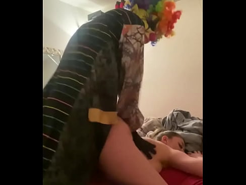 Victoria foxx gets slammed by gibby the clown in her condo in Las Vegas