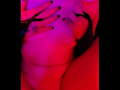 Demon Babe cums on cock and gets cumshot POV {RoxyLights}