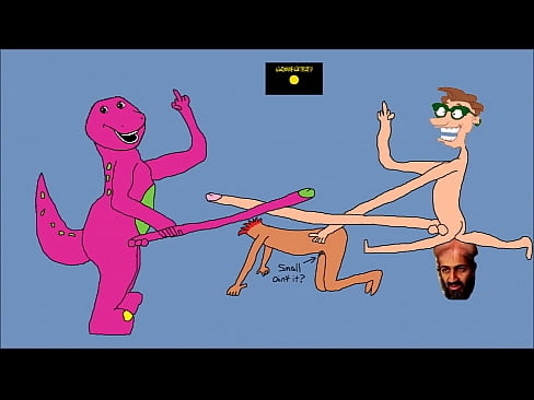 Drew Pickles and Barney Gangbang Twins with Osama bin Laden