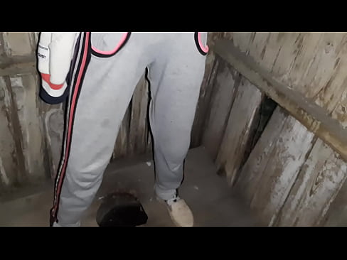 My neighbor and I masturbate in a public toilet at night
