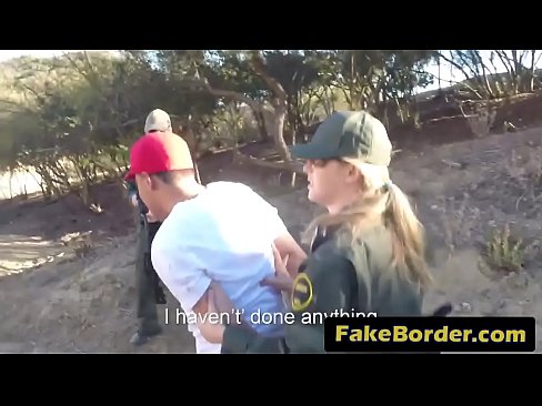 Two teen smugglers caught on border and banged hard by an agent
