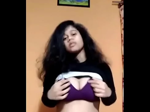 Indian girl removing dress