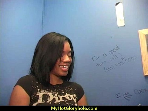 black girl have surprise gloryhole 10