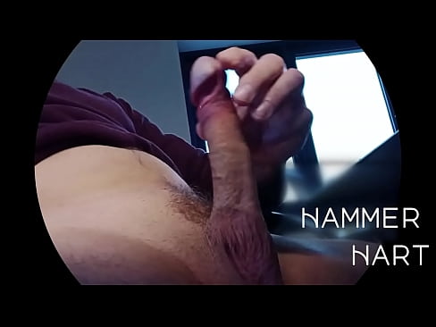 Masturbate & Cum Under Table with Nice Cum Load And Hard Cock By Hammer Hart