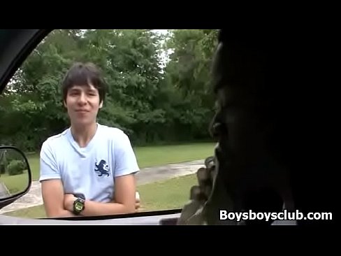 Black massive gay man seduce white sexy boy with his BBC 15