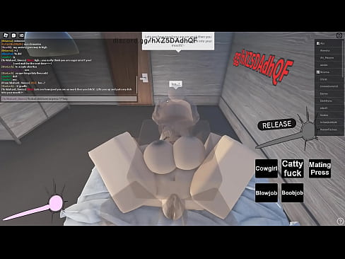 Roblox cute blonde white snowbunny girl getting a BBC into her tight pussy