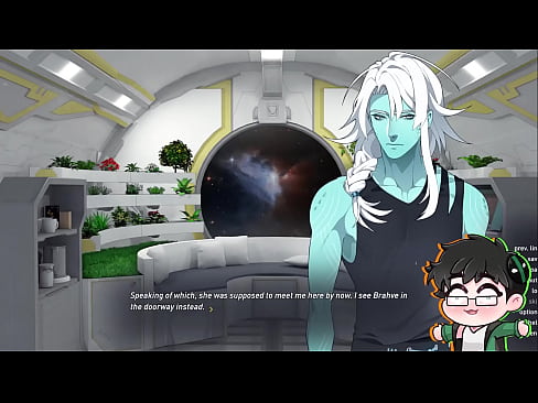 Cute hunk flirts with a blue alien twink, sexual tensions run high | the Symbiant - 01