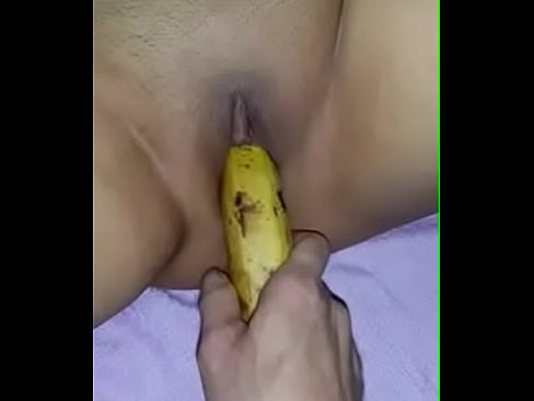 Her pussy liked the banana #2