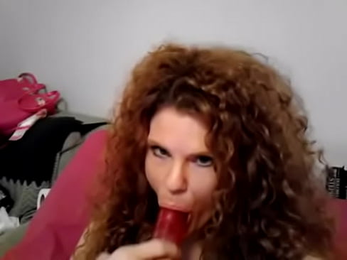 Milf Poodle Head Sucking Her Fav Toy