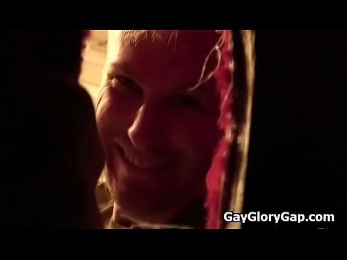 Hardcore Gay interracial gloryhole fuck party 24