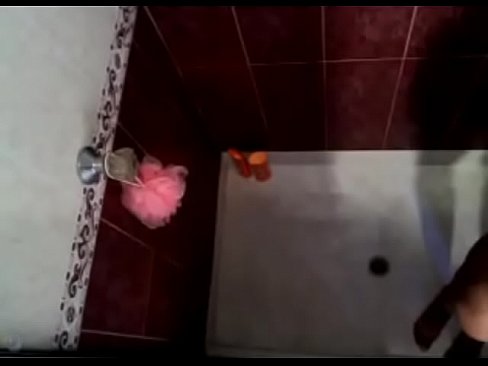 Hottest black slut lives taking shower