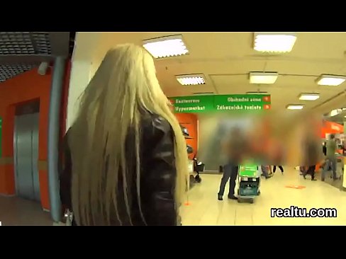 Gorgeous czech teenie was tempted in the mall and reamed in pov