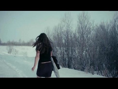 Alisa Shitikova Naked Snow Run  in Me Too