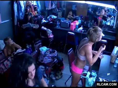 Strip club dressing room camera