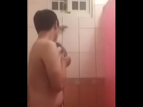 Chinese guy Bathing