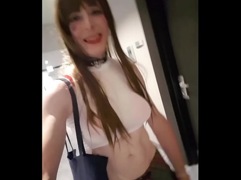 Cute tranny Julieslegs3 at her hotel in NL