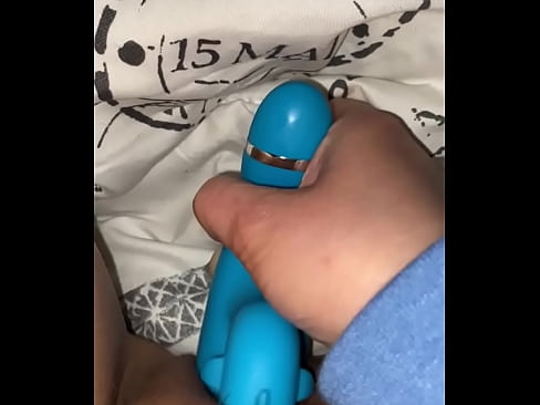 Fucking my pussy with a dolphin toy to two strong orgasms