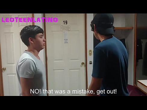 Latino twink boyfriend must betray his lover with a random man (7)