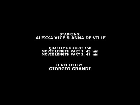 Alexxa Vice Vs Anna de Ville #2, DAP, No Pussy, Gapes, Monster ButtRose, Squirt Drink, Swallow GIO1801