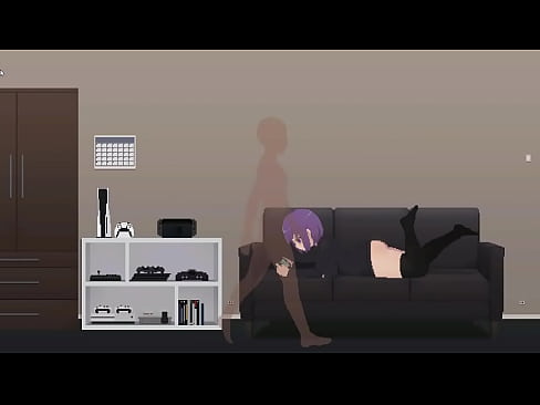 Pink haired woman in sex in Cute r erotic hentai gameplay video