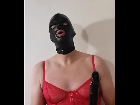 Crossdresser Alexandra - Solo mit Dildo