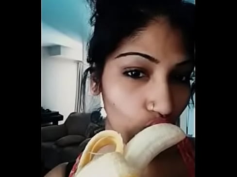 My NRI Girl Friend Teasing me with Banana