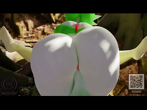 Gardevoir on female in the forest