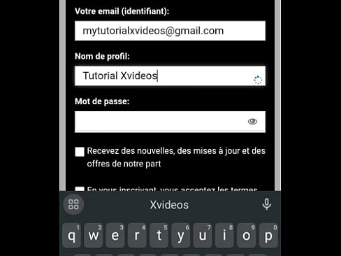How to Create an account on xvideos