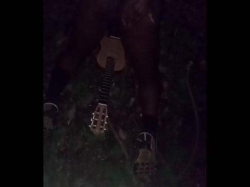 More anal and with a guitar around the nighttime