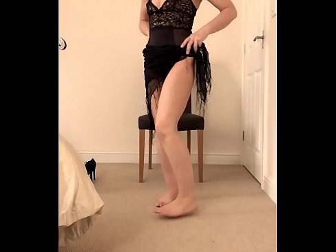 Beautiful british milf does a solo striptease and masturbation for you guys