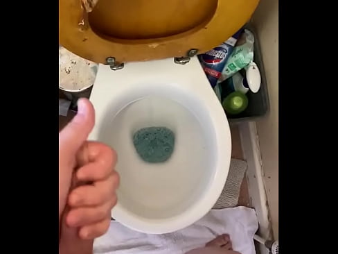 MasturbateIng in the toilets with hot wet cumshot