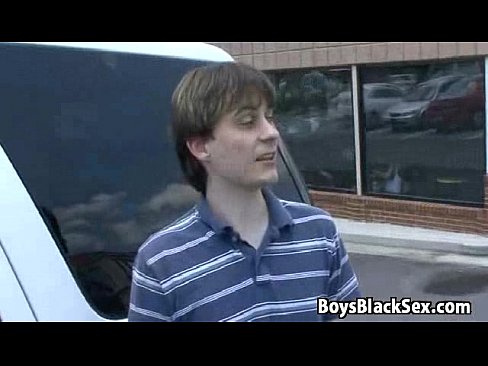 Blacks On Boys - Gay Bareback Interracial Fuck Scene 12