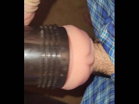 masturbation session with fleshlight