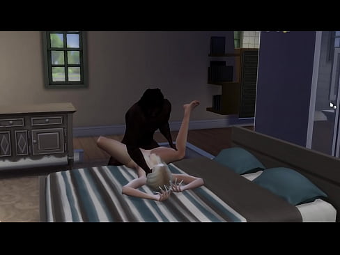 Sims 4 | fucking black guy at home