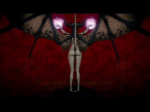 Lilith, fit succubus gyrating sensually in cave