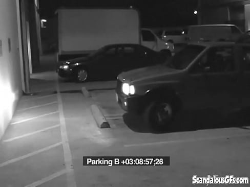 Couple has sex in a public parking lot