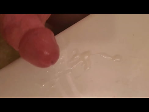 Slow motion cum shot